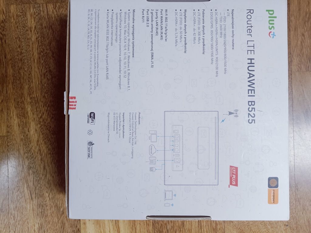 Router LTE Huawei B525 Kompletny