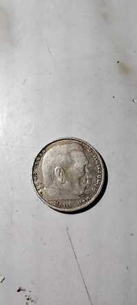 Серебряная немецкая монета 1939 года
