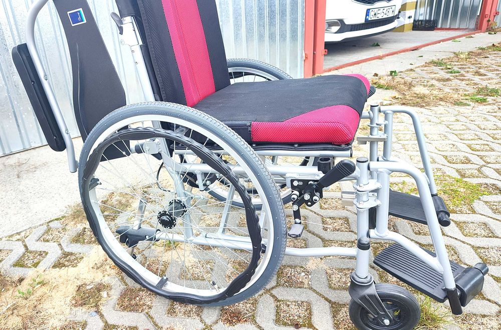 Wózek inwalidzki TGR-R WA C2600 aluminiowy przewiewny Timago NOWY !