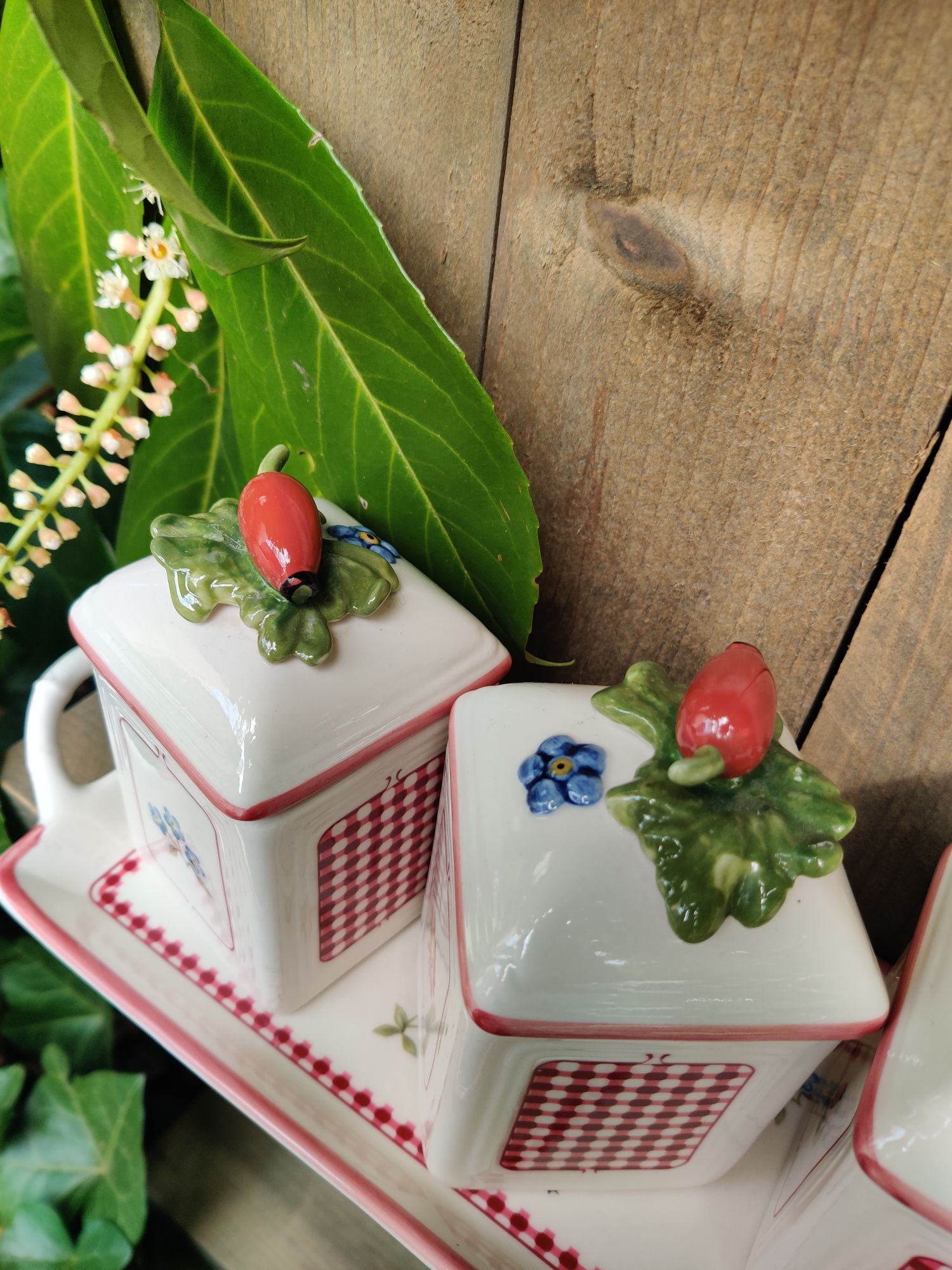 Вінтажний Villeroy & Boch – Petite Fleur Charm керамічні ємності