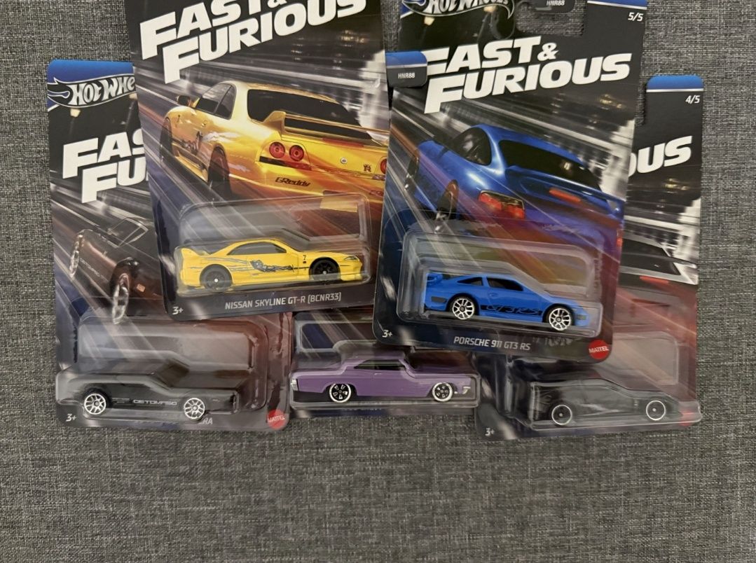 Hot wheels fast and furious