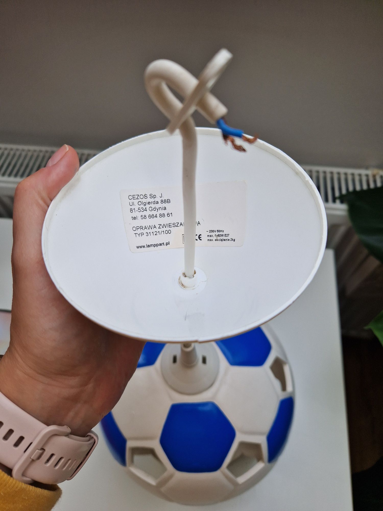 Lampa wisząca Piłka