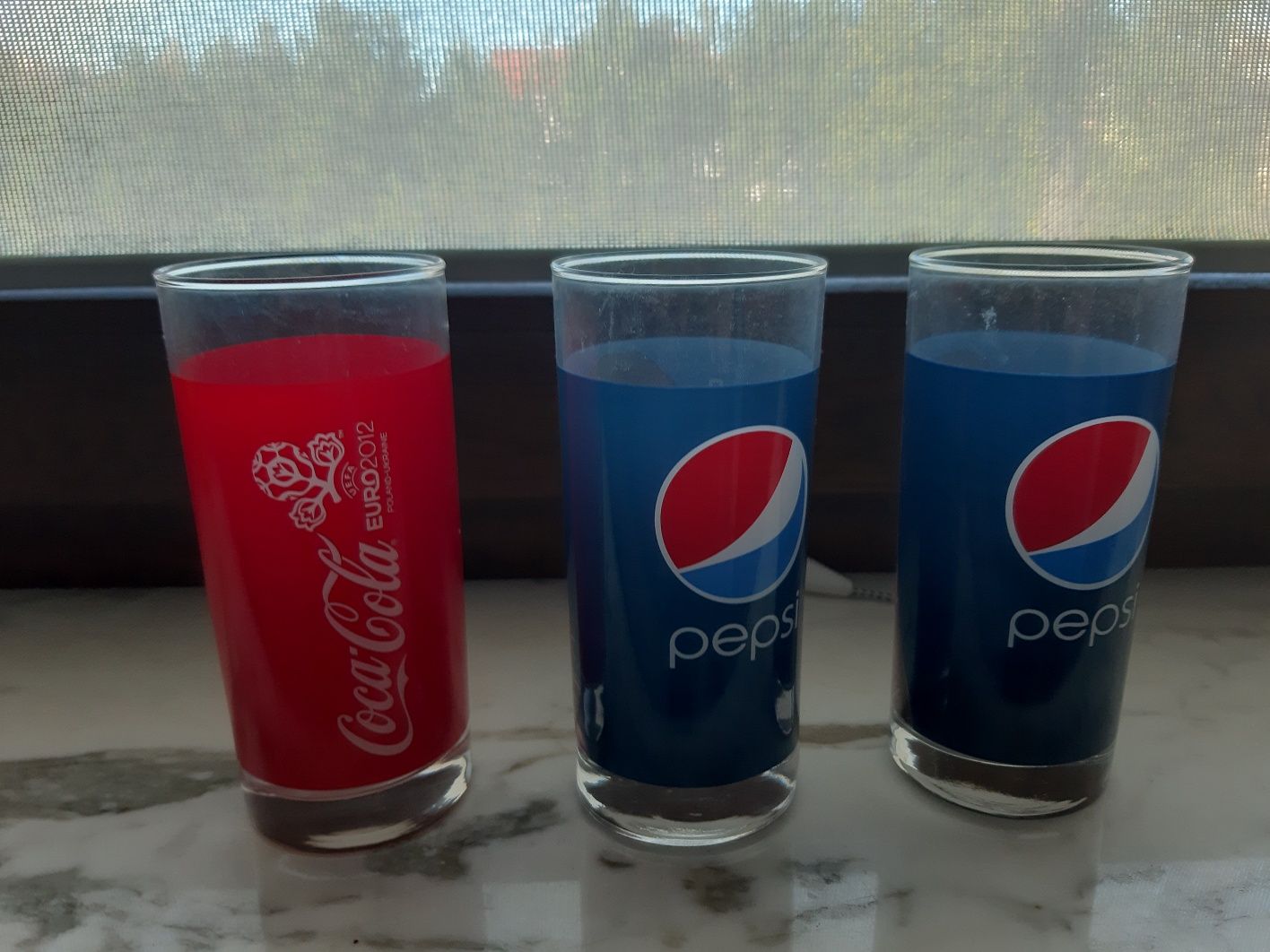 Szklanki coca cola pepsi v Power Diesel kolekcja szklanka messi szczęs