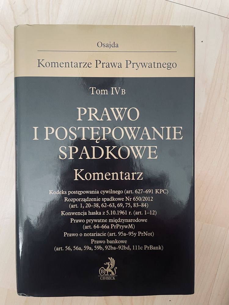 Osajda Prawo i postępowanie spadkowe komentarz