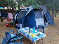 Tenda de campismo insuflável. Quechua Air Seconds 5.2 Fresh & Black
