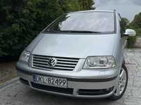 Volkswagen Sharan 2.0TDI 140KM Navi XENON Alu17 WAŻNE OPŁATY Zarejestrowany TOP