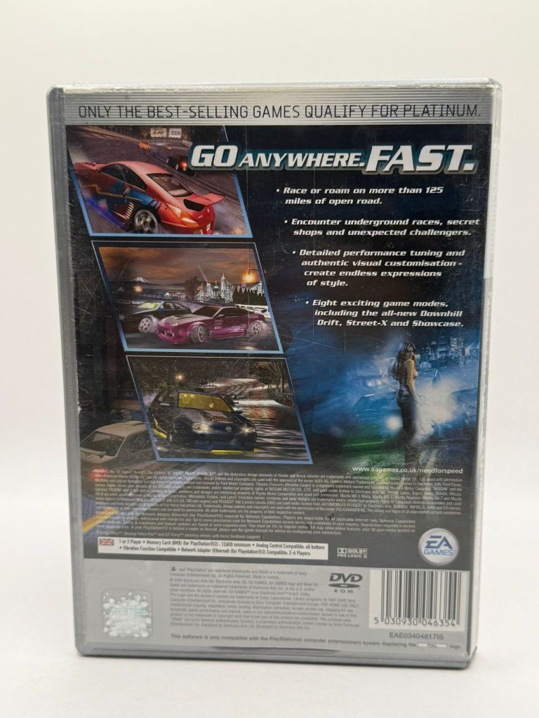 Nfs Underground 2 3xA Ps2 nr 5659