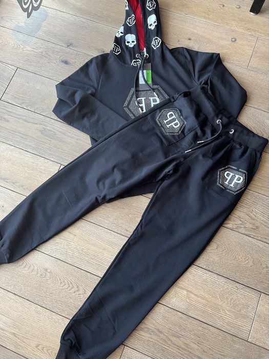 Dres damski bluza + spodnie Philip Plein XL