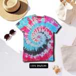 T-shirt męski Hollister tie-dye 100% bawełna y2k aesthetic