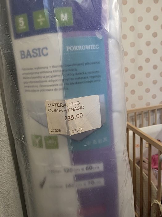 Materac do łóżeczka