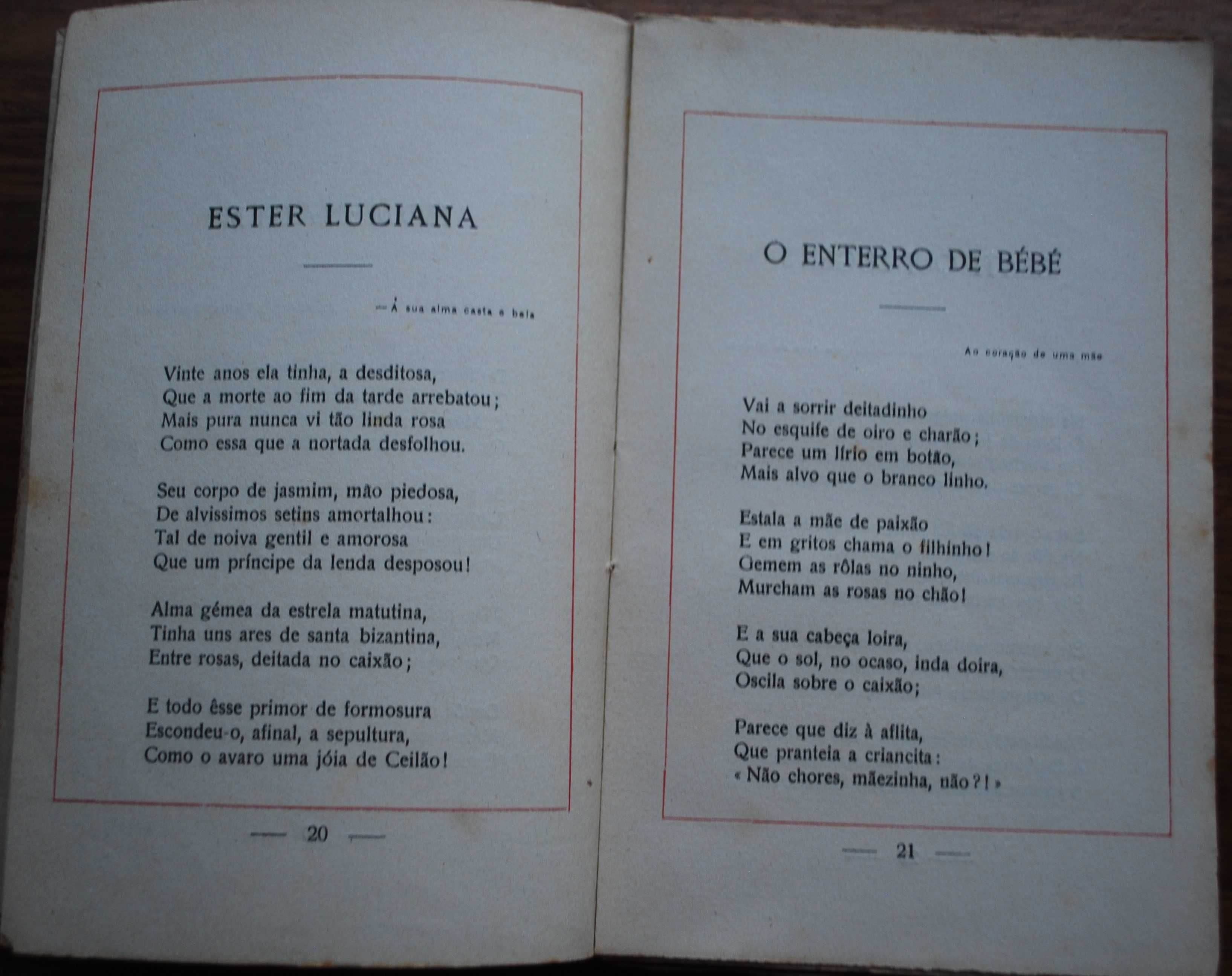 Cantares (Versos de Saudade) de Victor França - 1ª Edição 1924