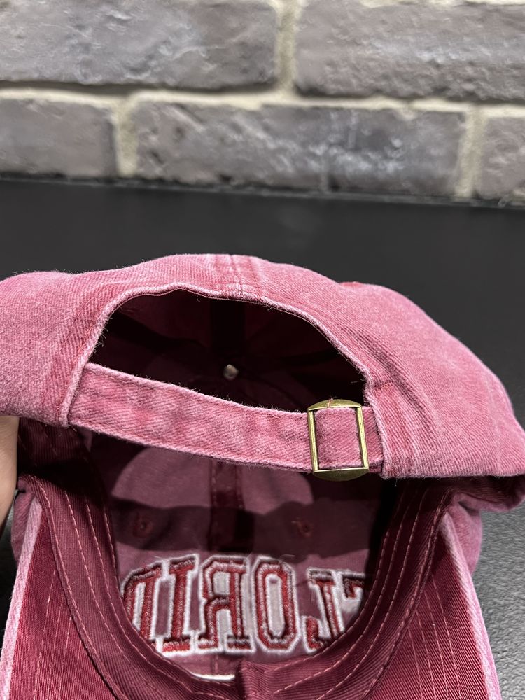Nowa bordowa czapka z napisem Florida vintage unisex
