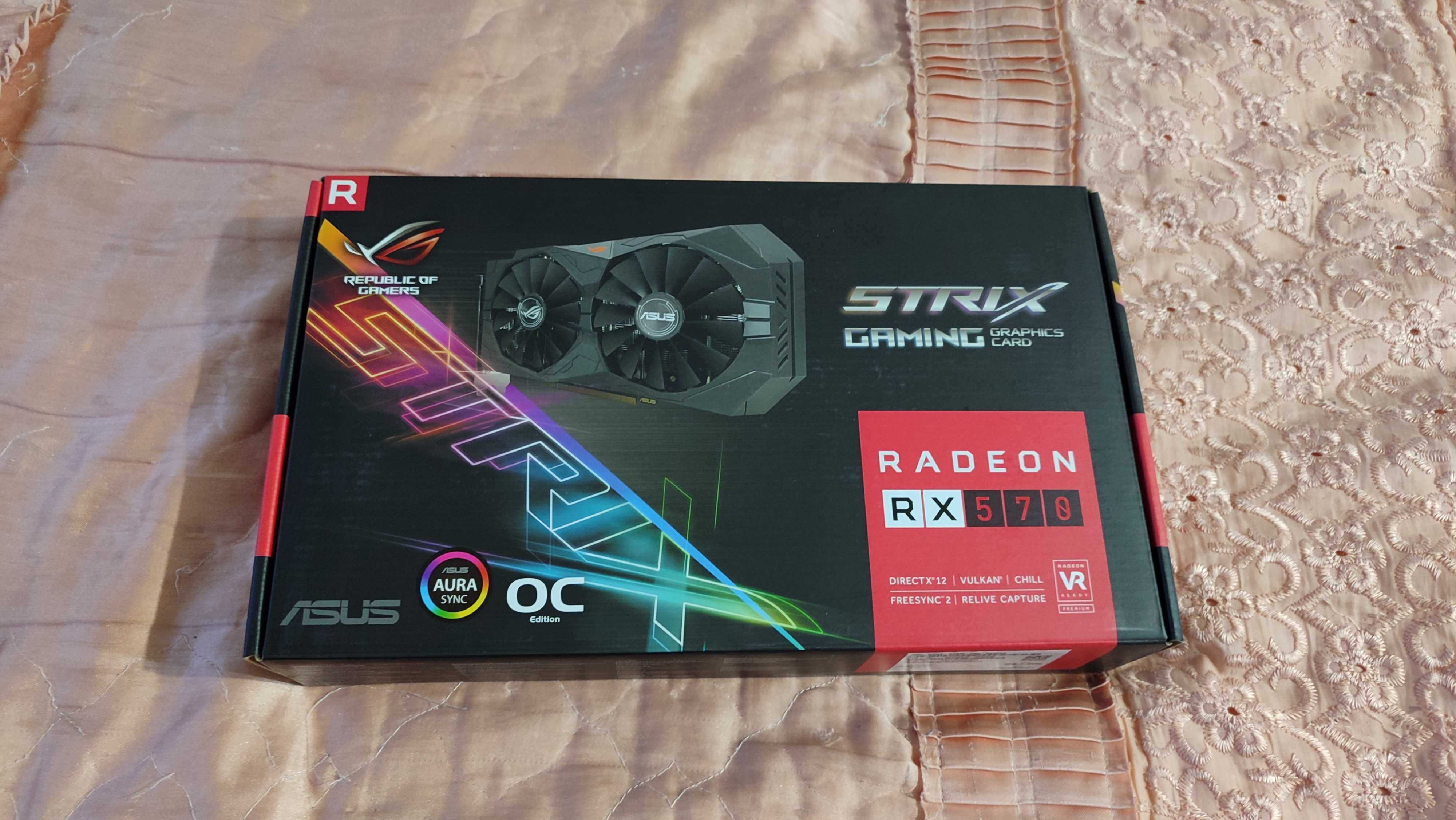 Відеокарта ASUS AMD Radeon RX 570 4Gb Rog Strix