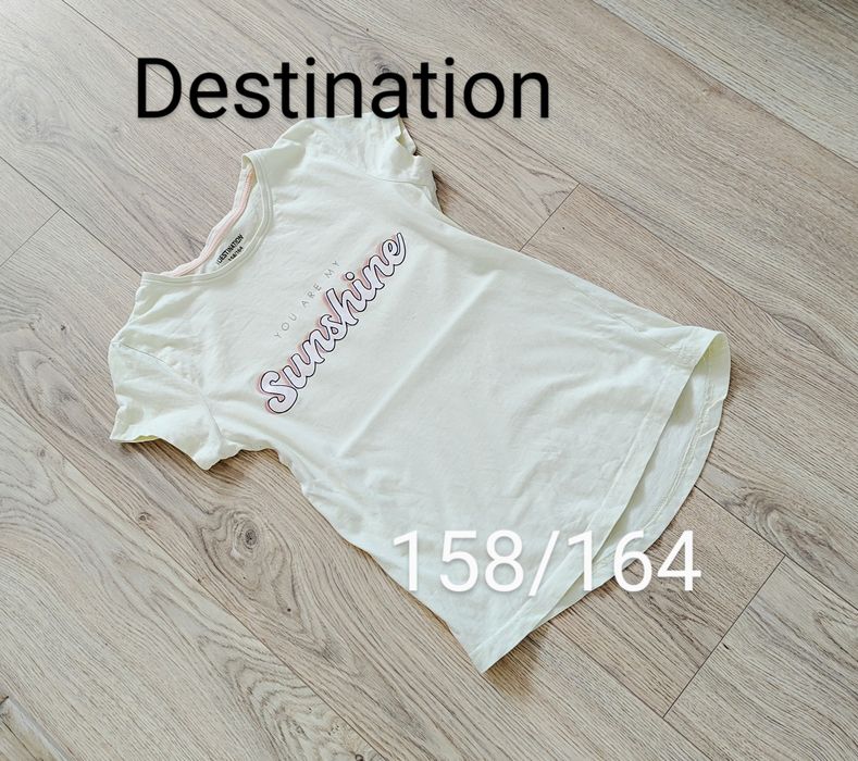 Żółty t-shirt na 158/164