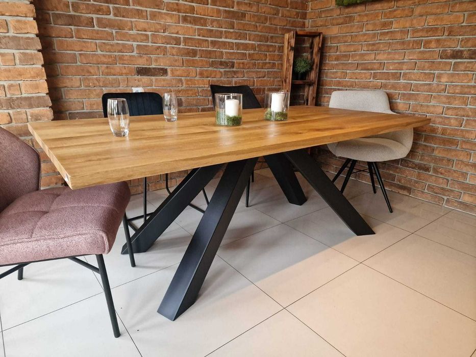 stół dębowy lity dąb 200x100 premium producent dostępny od ręki