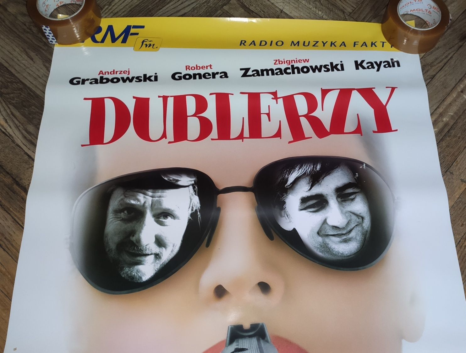 Dublerzy plakat filmowy oryginalny Grabowski Gonera Zamachowski Kayah