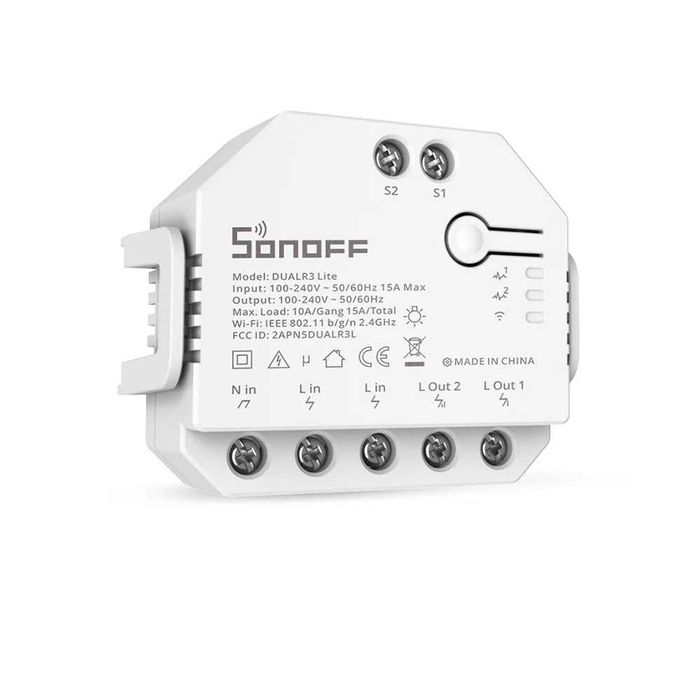 [NOVO] Interruptor Inteligente Sonoff Dual R3/R3 Lite Wi-Fi Estores