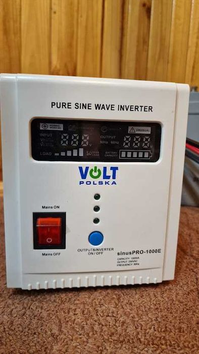 Комплект безперебійного живлення VOLT POLSKA PRO 1000E+АКБ 100А/ч