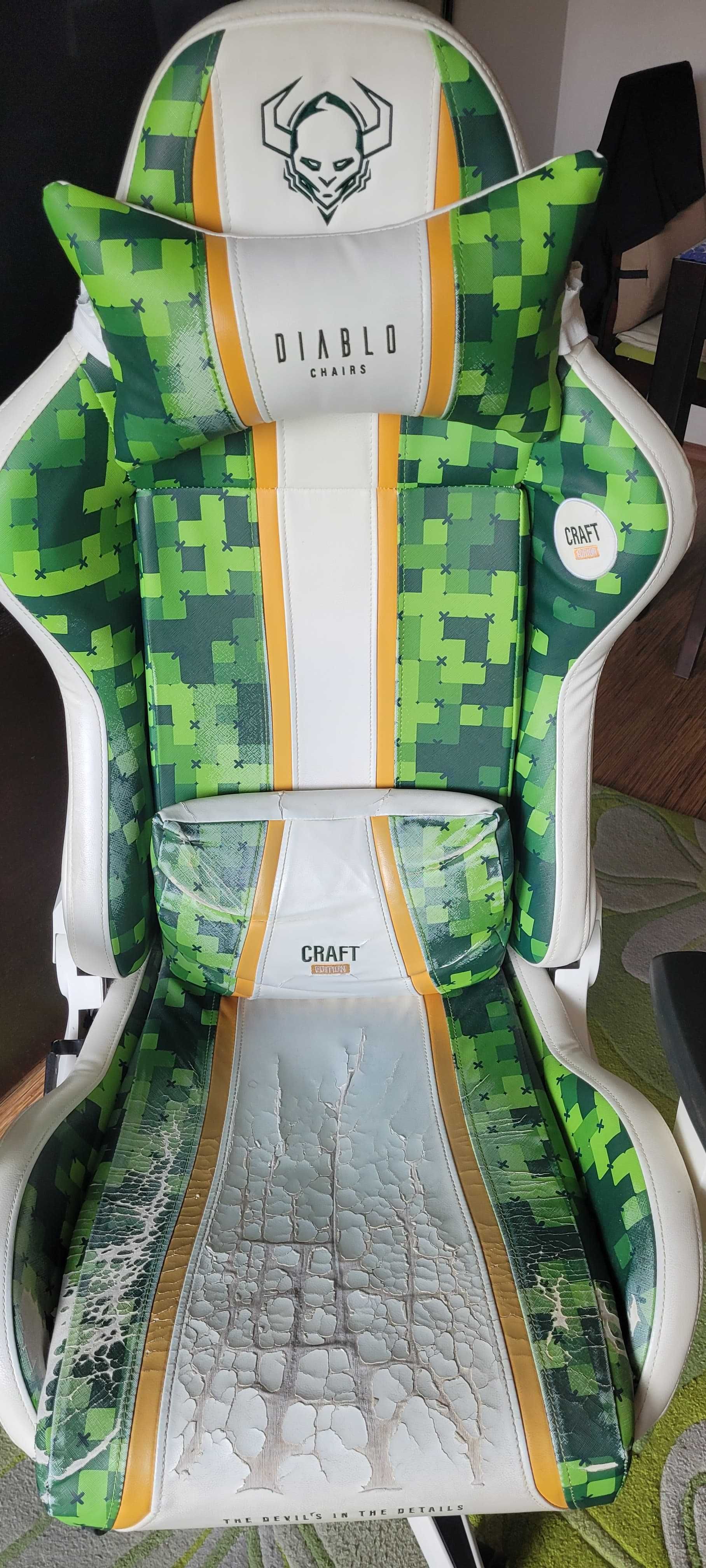 Fotel Gamingowy DIABLO Normal Size Craft Edition - Minecraft