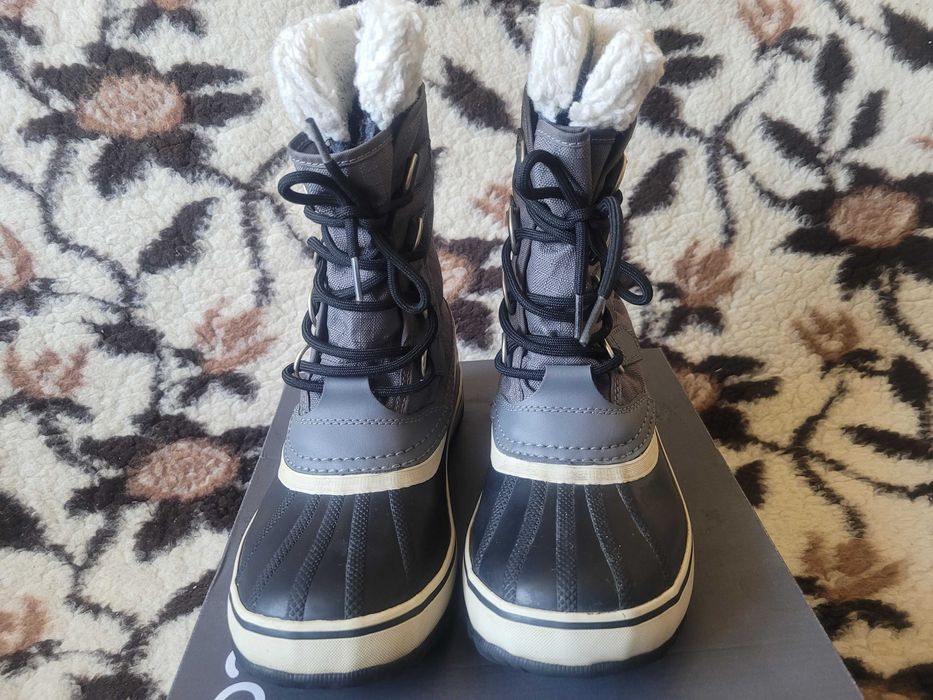Super ciepłe wodoodporne śniegowce Sorel Carnival r.37 wkł.23 cm