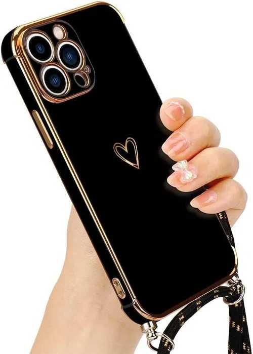 ETUI do iPhone 14 PRO silikonowe ze sznurkiem Love Design w469