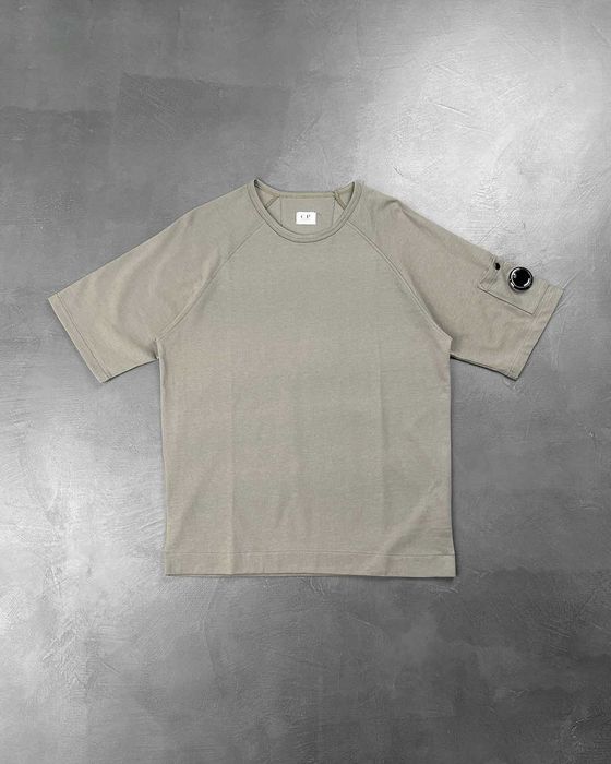 Футболка C.P. COMPANY Arm Lens Raglan T-Shirt Olive