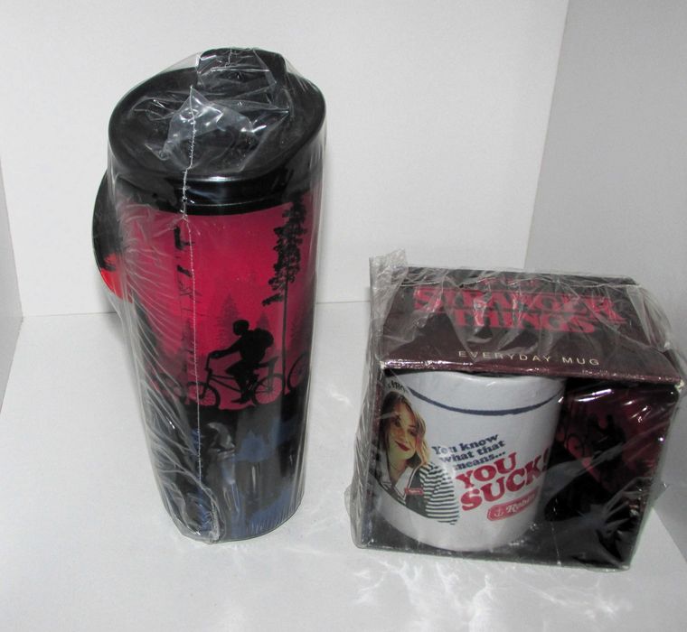 Stranger Things Travel Metal Mug + Everyday Mug