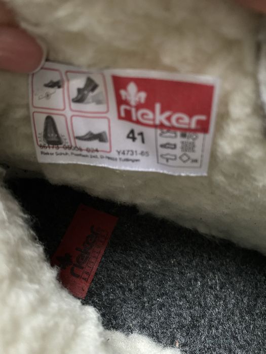 Черевики RIEKER Y4731-65 зимові на овчині