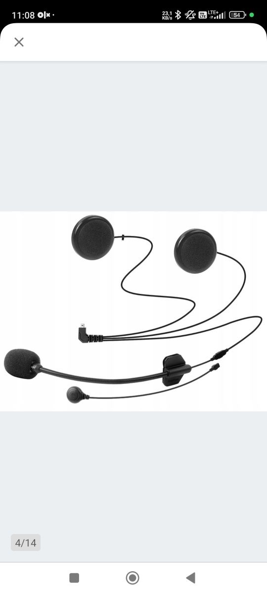 Interkom Bluetooth FreedConn T-Com VB po Polsku  radio zestaw 2 sztuk