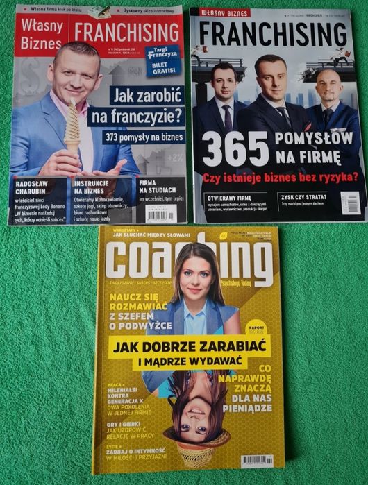 Magazyny biznesowe: Franchising i Coaching