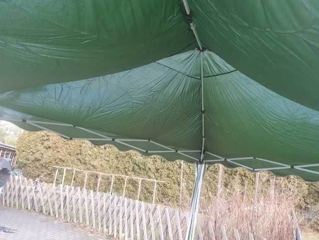 Pawilon ogrodowy zielony 3x3 m Poly   Targowy Imprezowy