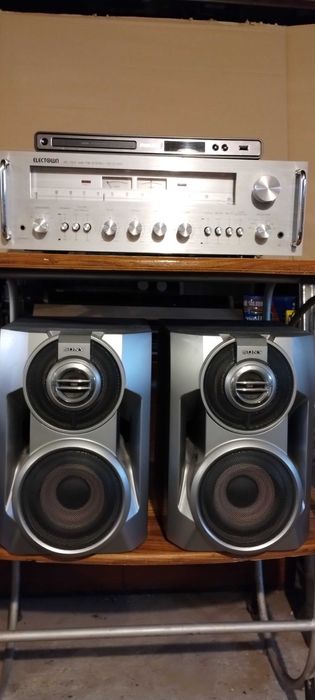 Amplituner ELECTOWN AR-7000 z kolumnami