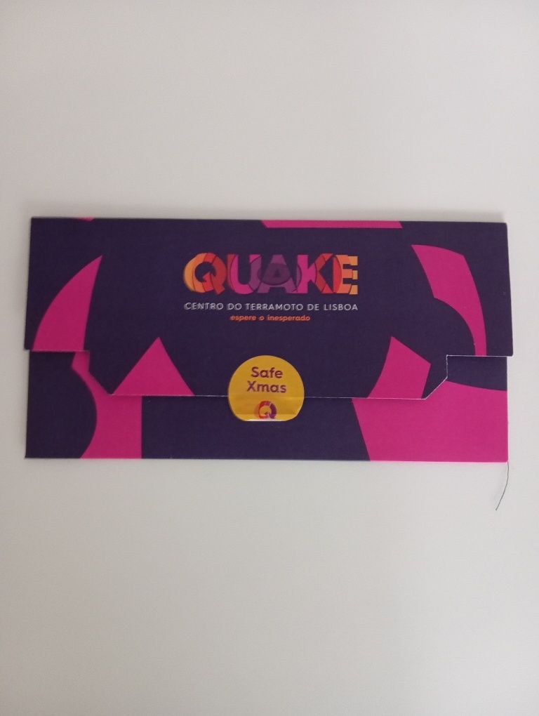 Bilhetes Quake museu