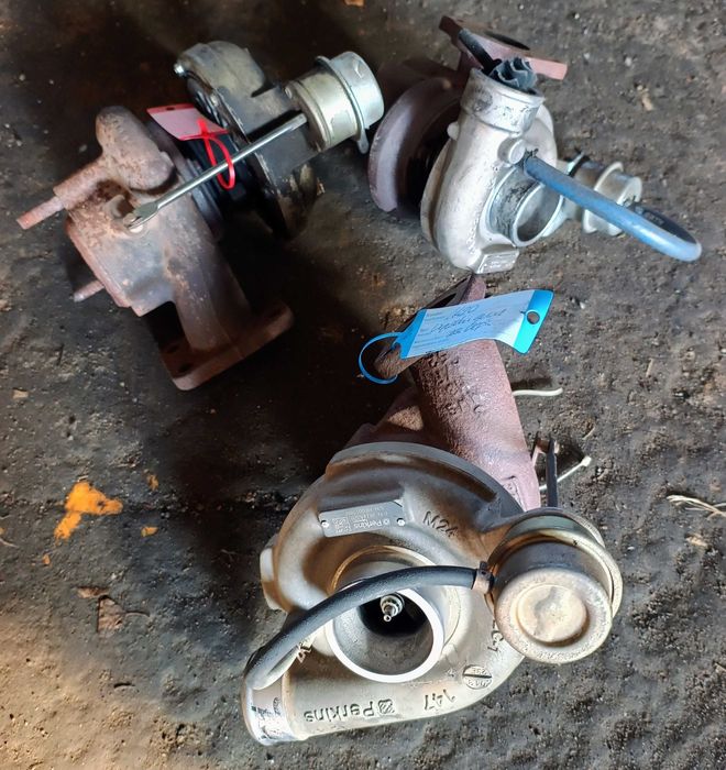 Zestaw 3 turbin cena za całość CAT Perkins Garret uszkodzone