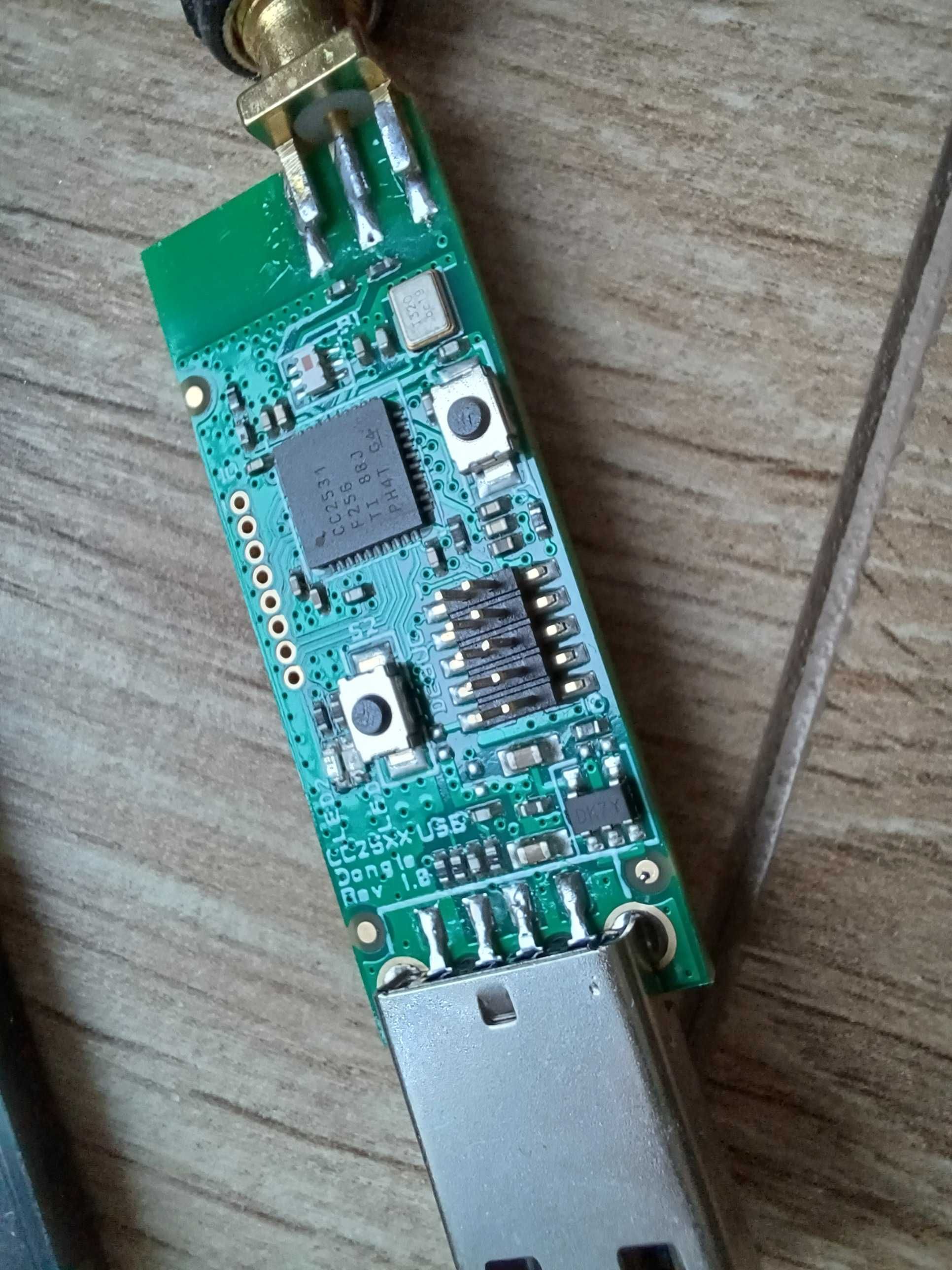 Koordynator zigbee CC2531 + dwa czujniki temperatury i wilgotność