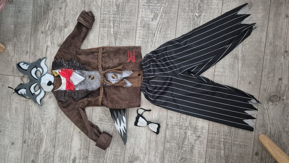 Strój. Wilk karnawał bal