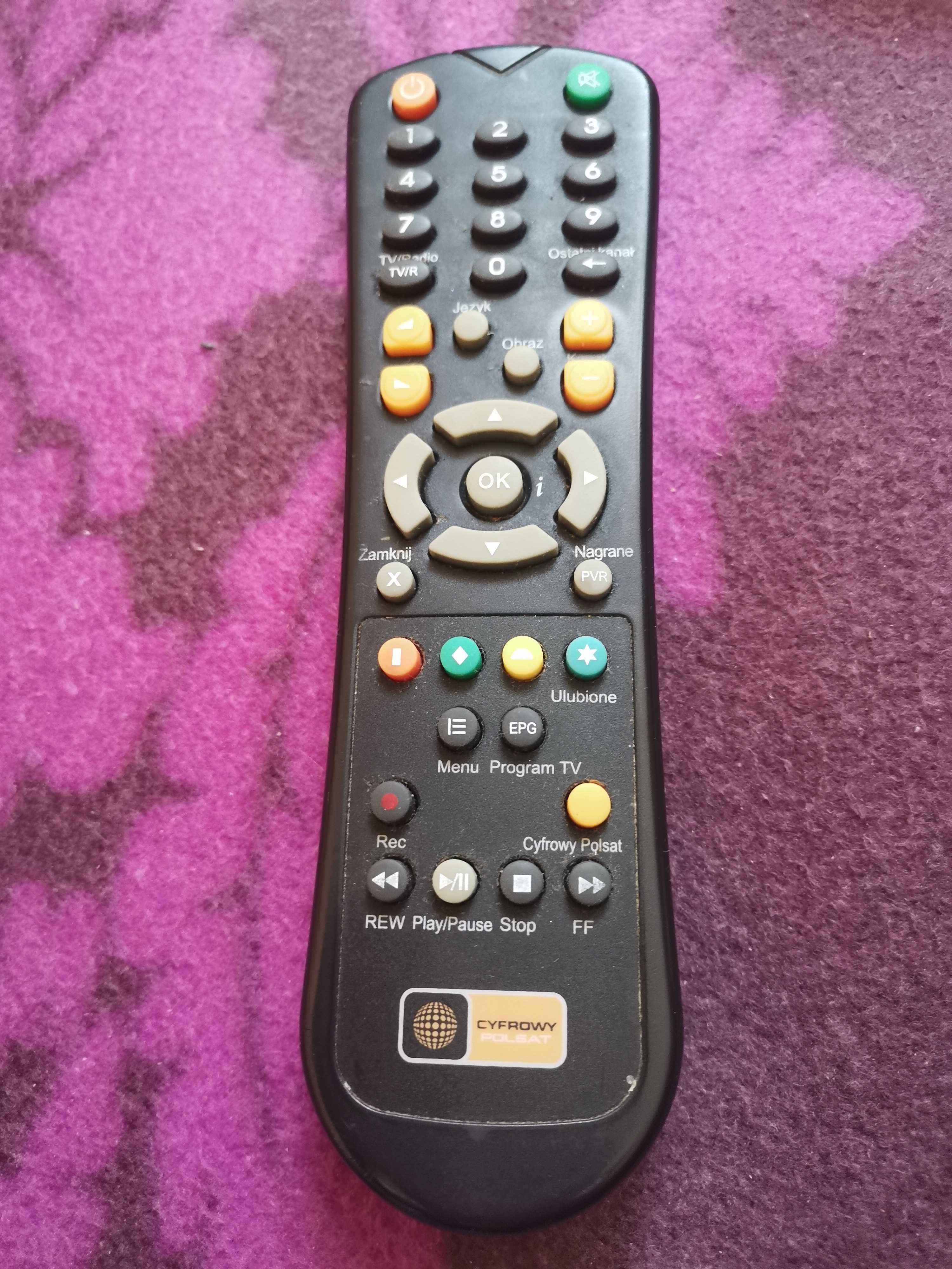 Dekoder Polsat Cyfrowy typ T-HD 1000 DVB-T, gniazdo RJ-45 na internet