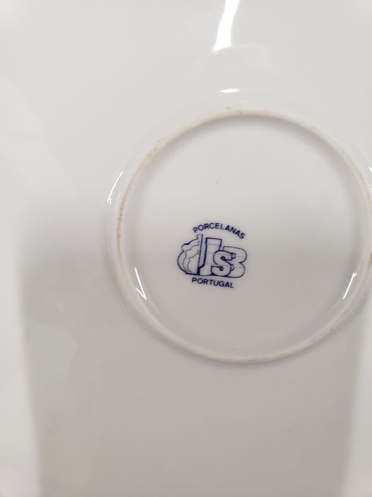 pratão +2 castiçais porcelana