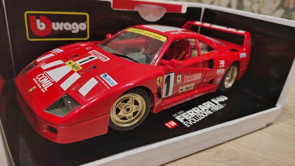 Bburago ferrari f40 Evoluzione 1:18 3042 kolekcja daimonds