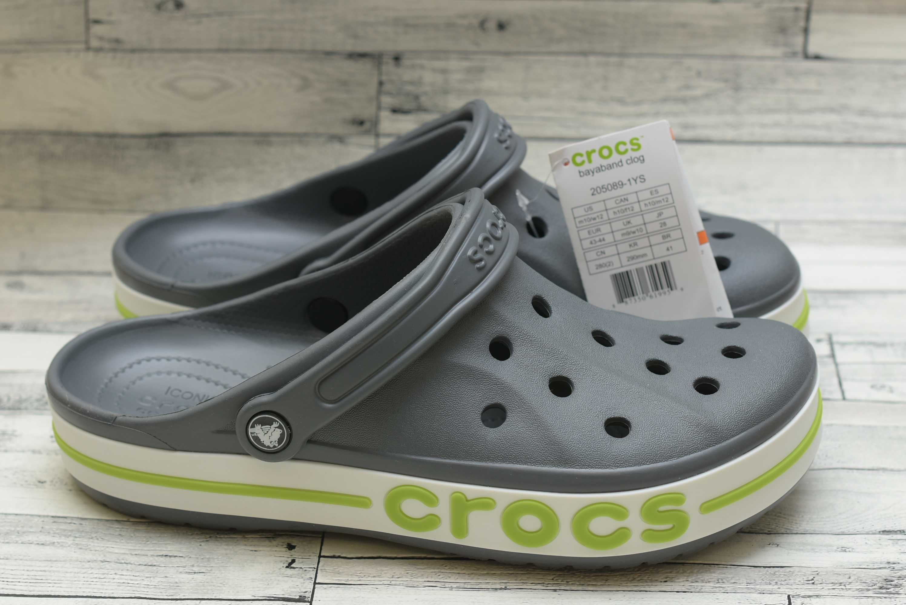 Чоловічі крокси сандалі сабо Crocs Bayaband Clog M10
