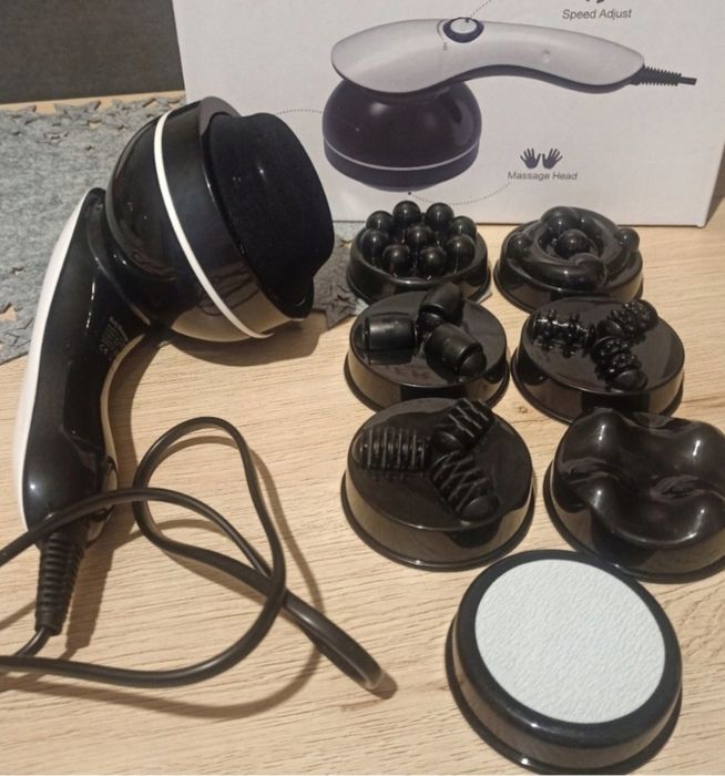 Masażer Antycellulitowy z 9 Akcesoriami Profesjonalna Pielęgnacja Nowy