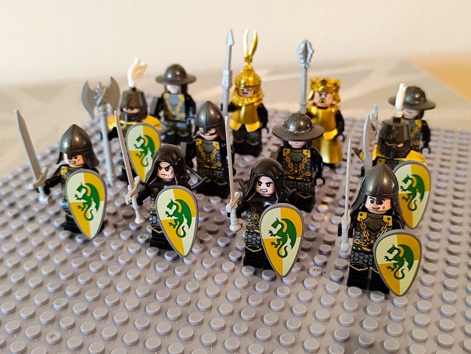 Ludziki minifigurki rycerze zestaw