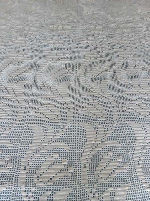 Colcha em croché para cama de casal