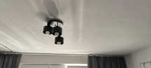 Lampa sufitowa czarna