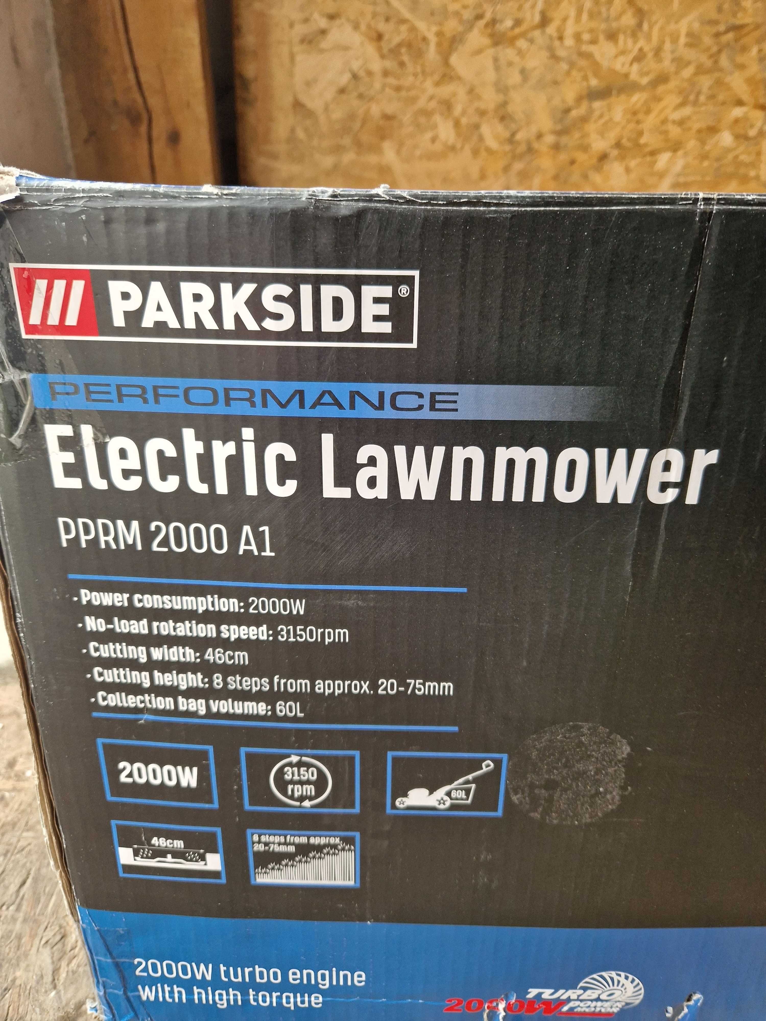 Mocna kosiarka sieciowa z napędem PARKSIDE PERFORMANCE PPERM 2000 A1