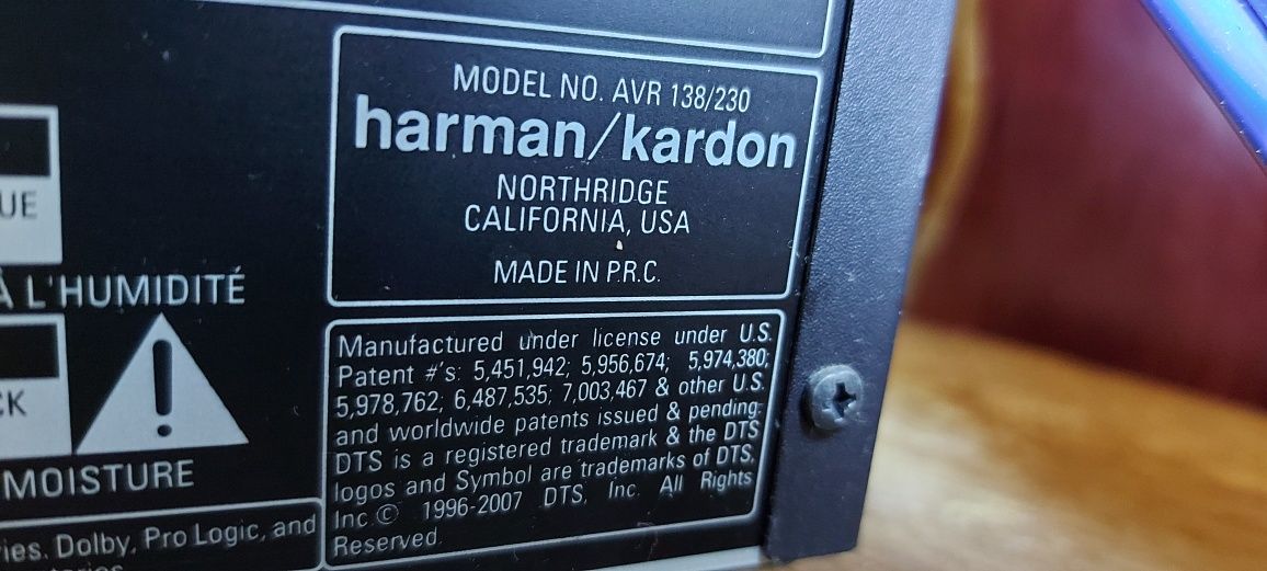 Harman kardon avr 138