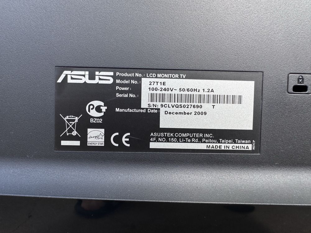 TV Monitor2 ASUS - 27T1E | Alta Qua lida de de Imagem, Perfeito Estad  o!