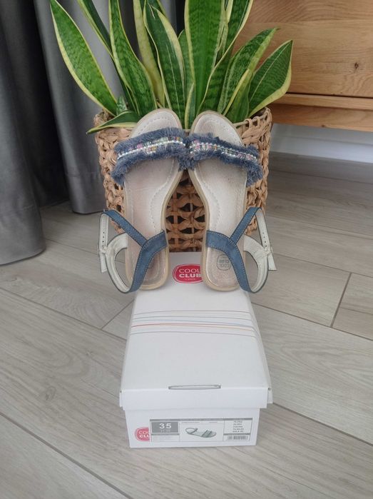 Sandały sandałki r. 35 Cool club Smyk skóra skórzane