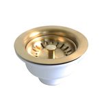 Zestaw odpływowy do zlewu kuchennego złoty Talea 114MM