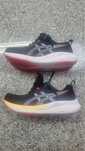 Sapatilhas de Corrida Homem Asics Gel Pulse 16 Preto/Branco/Laranja